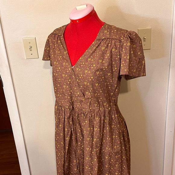 Excellent Used Condition Christy Dawn Dawn Dress, Magenta Blooming Vine, S - Picture 6 of 14